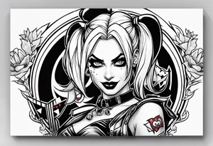 Harley Quinn tattoo idea