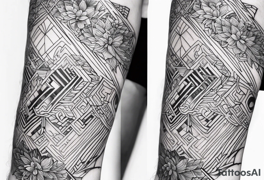 mandarin sleeve tattoo tattoo idea