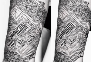 mandarin sleeve tattoo tattoo idea