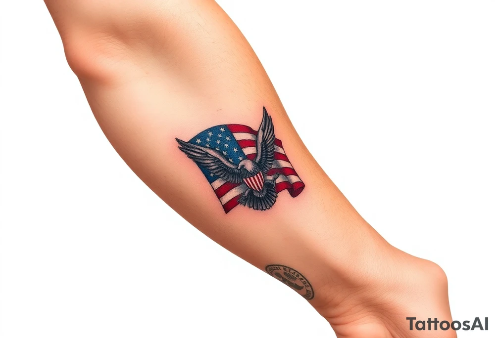 Patriotic, American tattoo idea