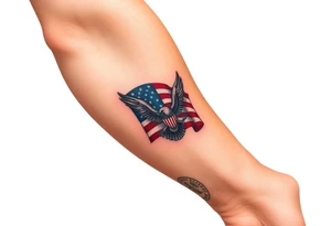 Patriotic, American tattoo idea