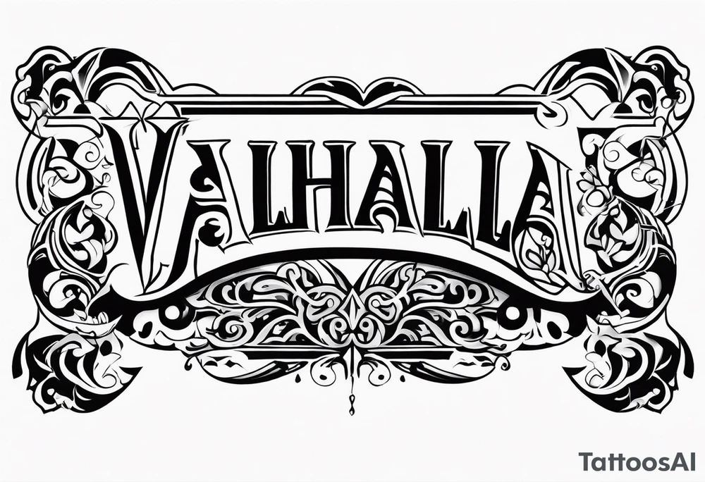 Valhalla tattoo idea