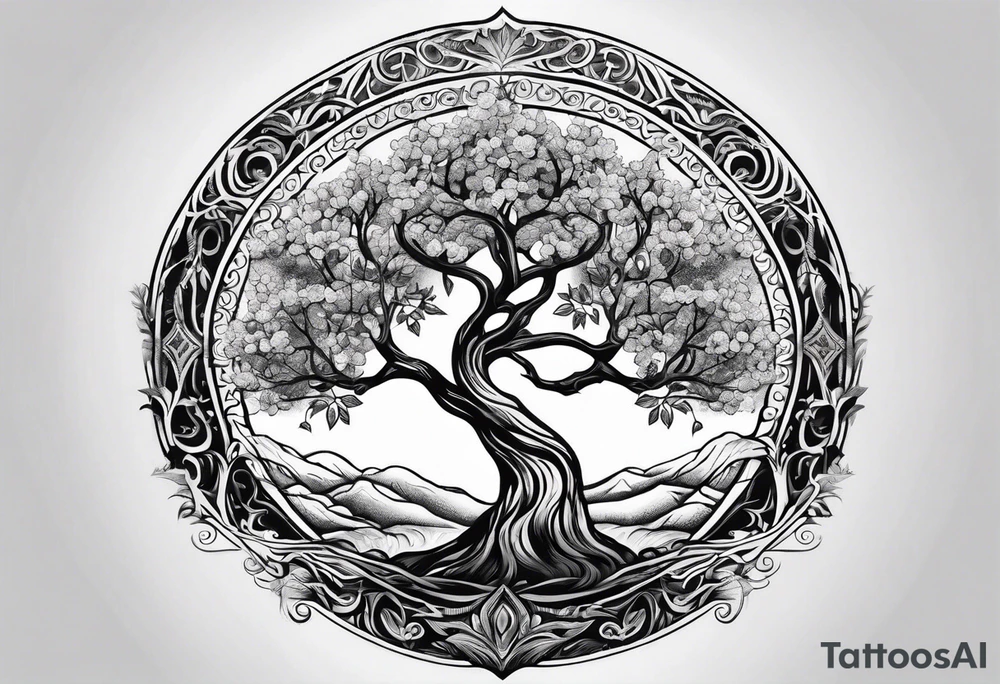 tree of life tattoo idea