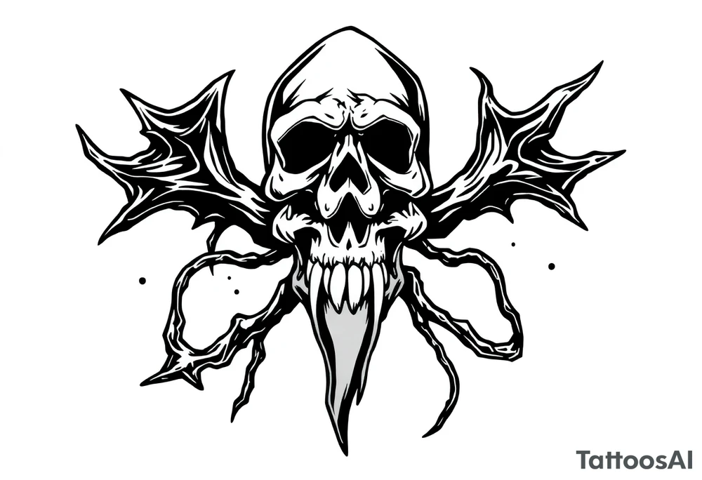 Black plague tattoo idea