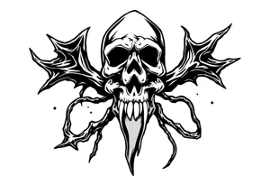Black plague tattoo idea