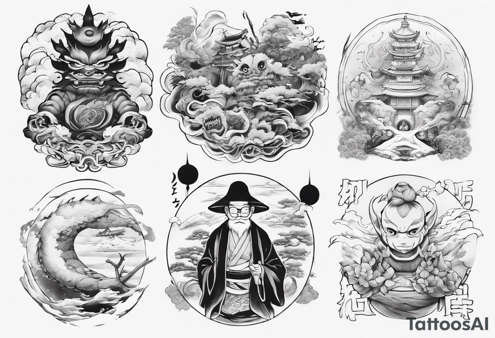 Japanese spiritual tattoo idea