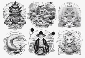 Japanese spiritual tattoo idea