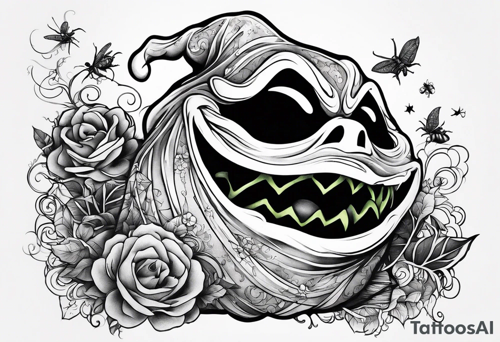 Oogie boogie with bugs tattoo idea