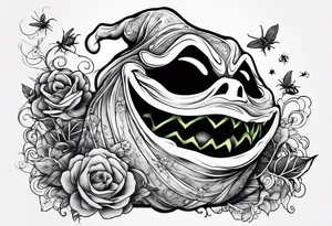 Oogie boogie with bugs tattoo idea