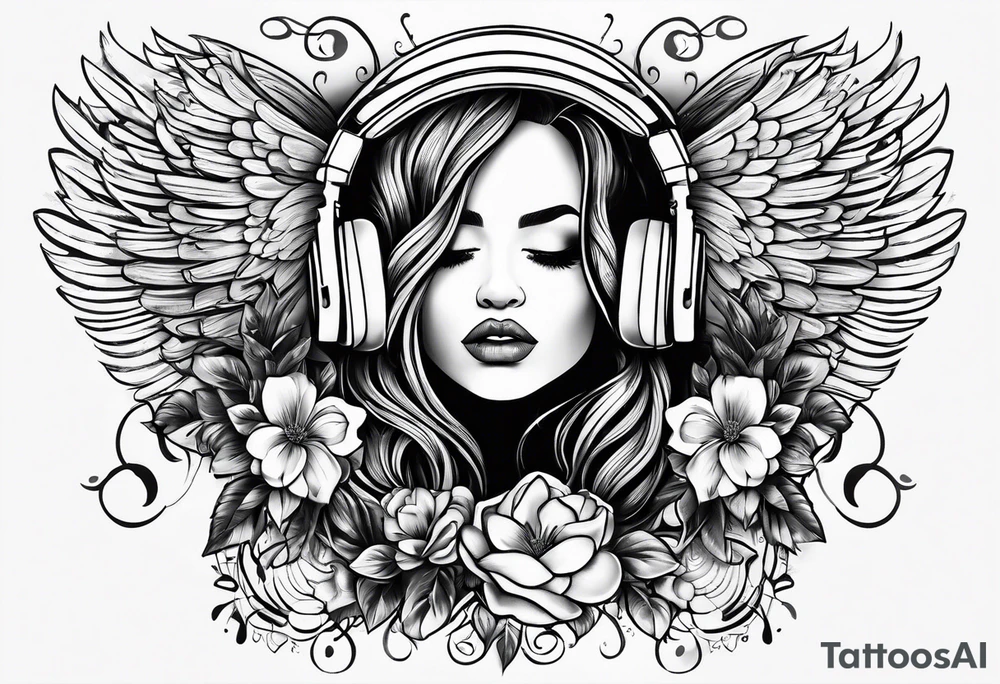 Music is everything to me tattoo idea