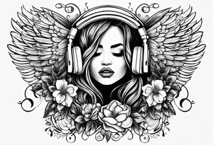 Music is everything to me tattoo idea