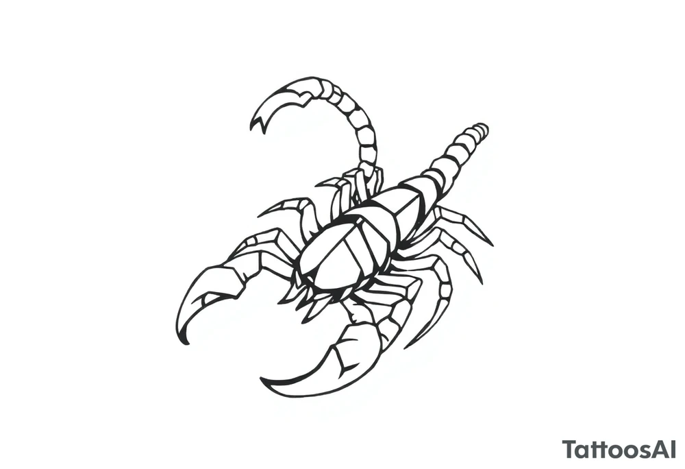 Scorpion tattoo idea