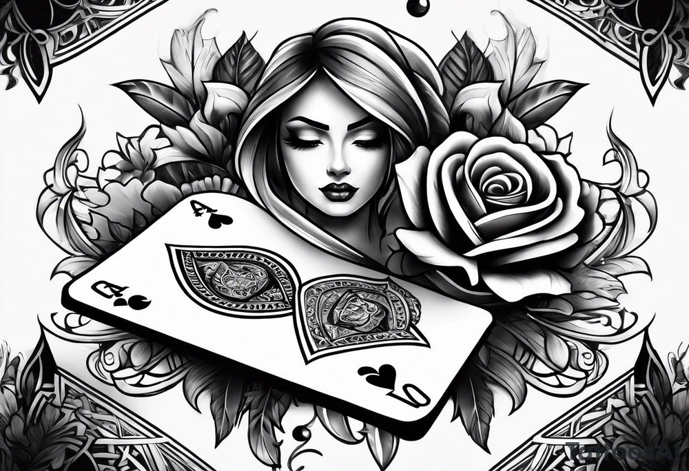 poker tattoo idea