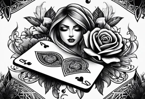 poker tattoo idea