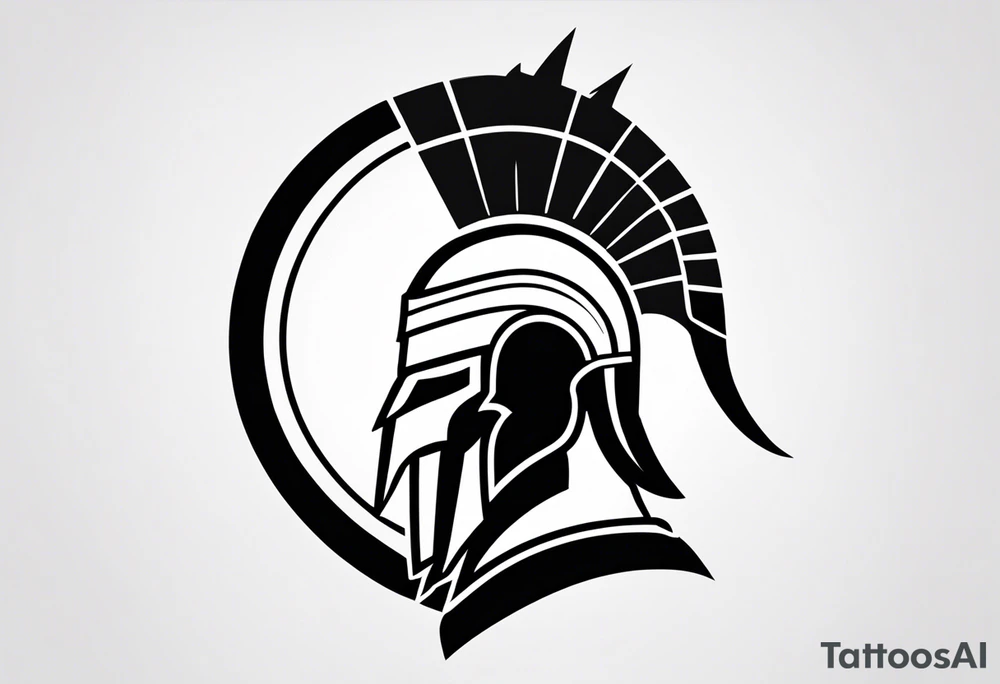 Ancient spartan symbol tattoo tattoo idea