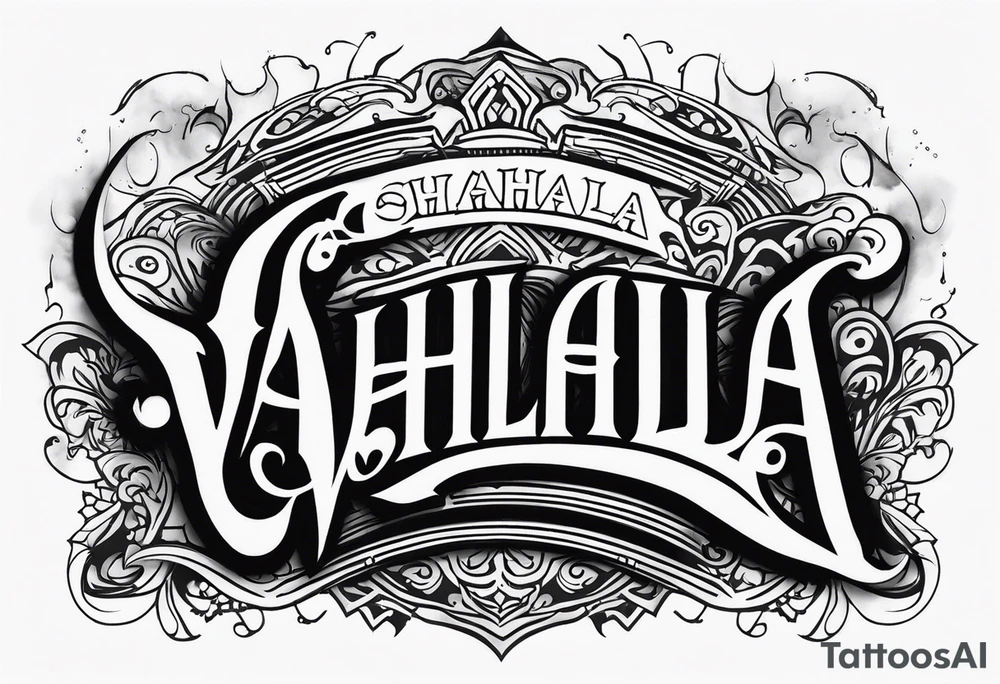 Valhalla mist tattoo idea
