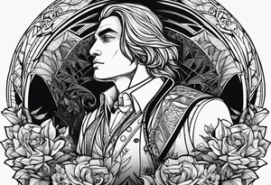corvo rascunho pousando com as assas dobradas tattoo idea