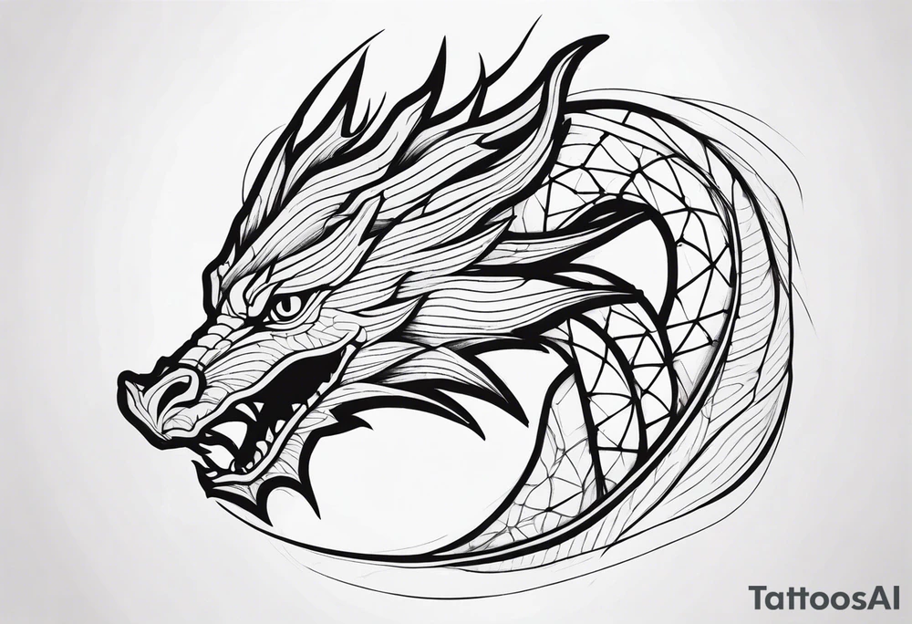 dragon tattoo idea