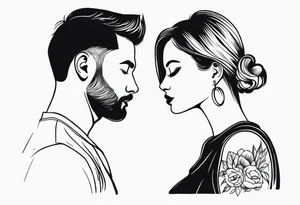 couples february tattoo tattoo idea