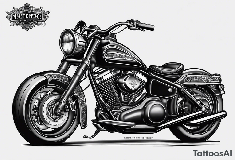 american traditional style monkey 
wrench tattoo idea
