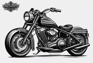 american traditional style monkey 
wrench tattoo idea
