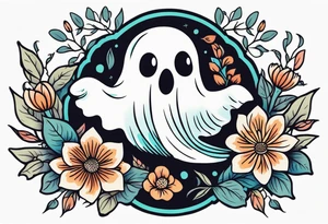 ghost

vintage flowers
old school vintage simple traditional design 



bold color simple tattoo idea