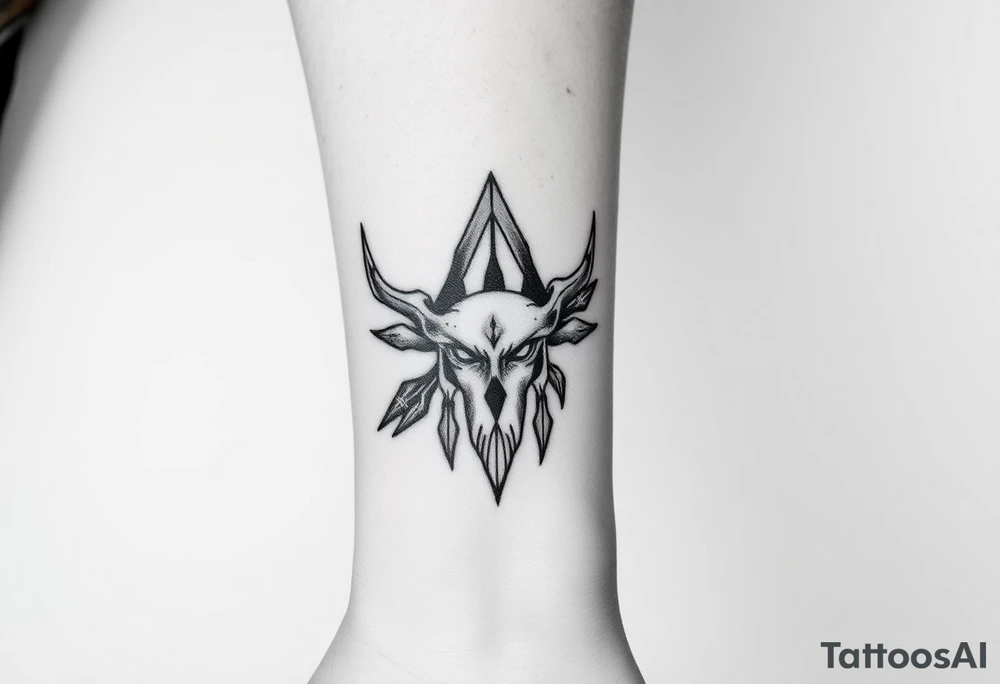Simple large nature or Norse themed, covering the hand, going up the fingers and down the wrist. tattoo idea