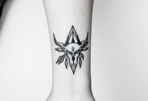 Simple large nature or Norse themed, covering the hand, going up the fingers and down the wrist. tattoo idea