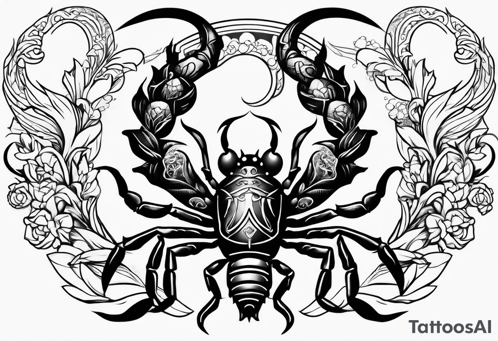 scorpio tattoo idea
