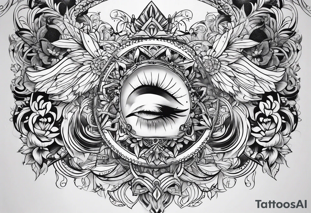Name Lika and Lera tattoo idea