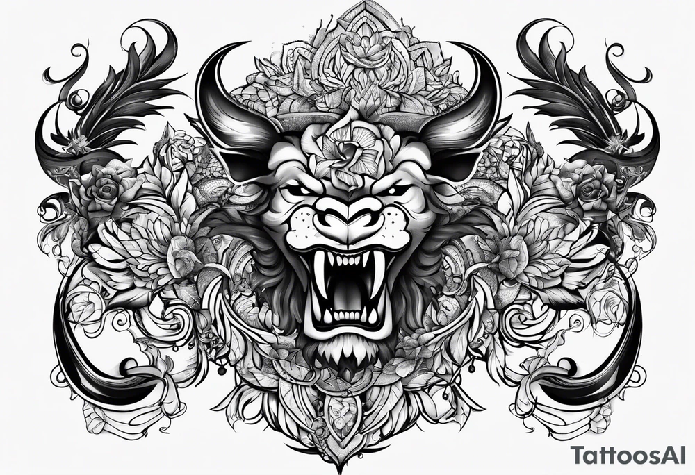 Dobberman tattoo idea