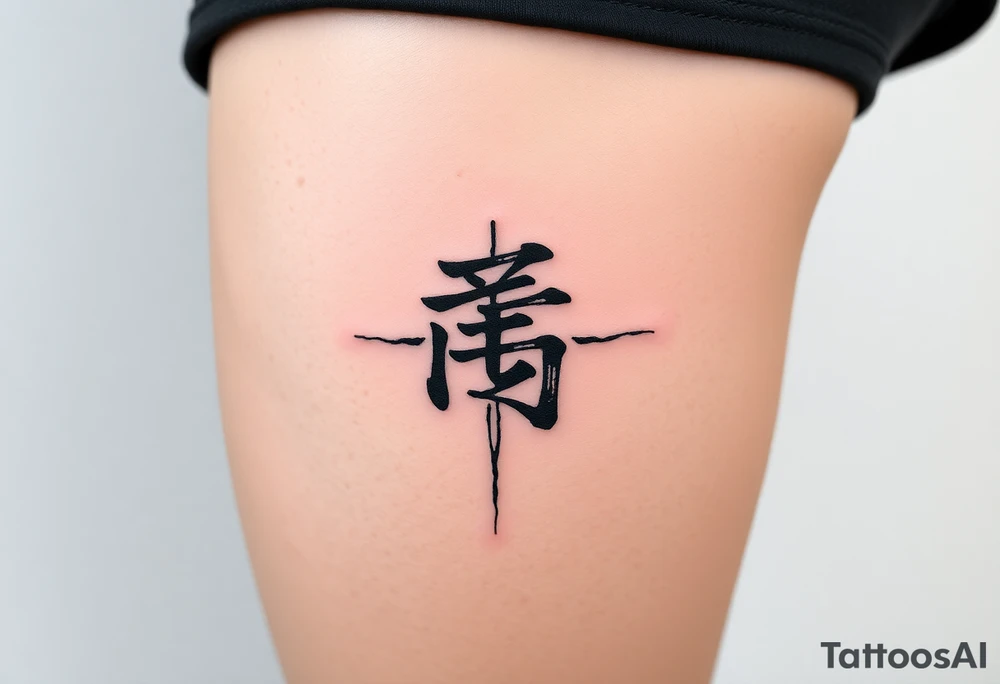 二千六年十二月三十日 in kanjis sosho thin lines tattoo idea
