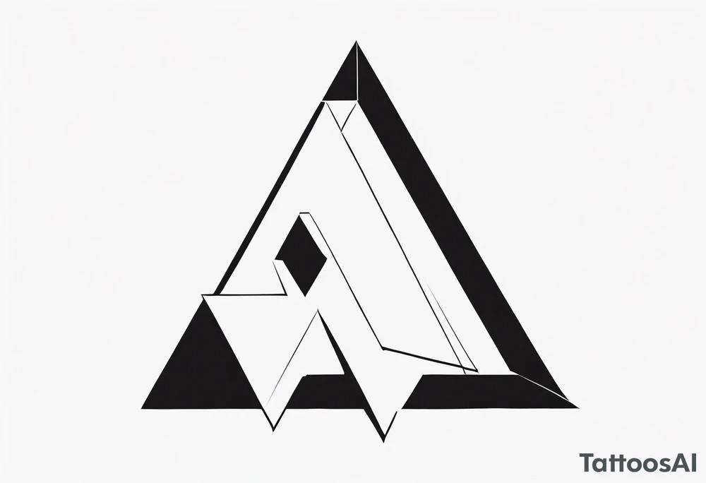 uppercase delta tattoo idea