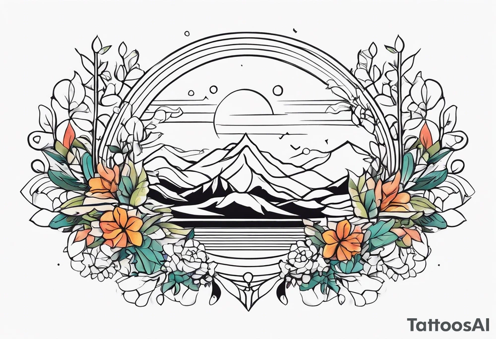Horizontal Band tattoo idea