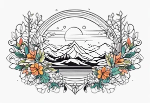Horizontal Band tattoo idea