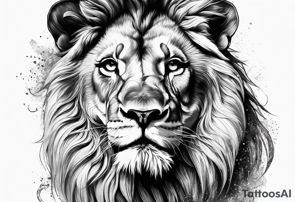 Lion tattoo tattoo idea