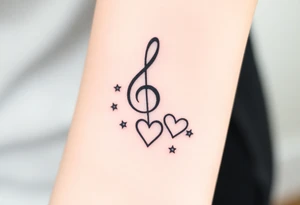 Treble clef
Bass clef
book
dog paw
stars
psyduck
heart
infinite tattoo idea