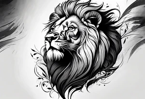 Lion leo tattoo idea