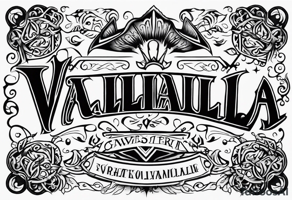 Valhalla tattoo idea