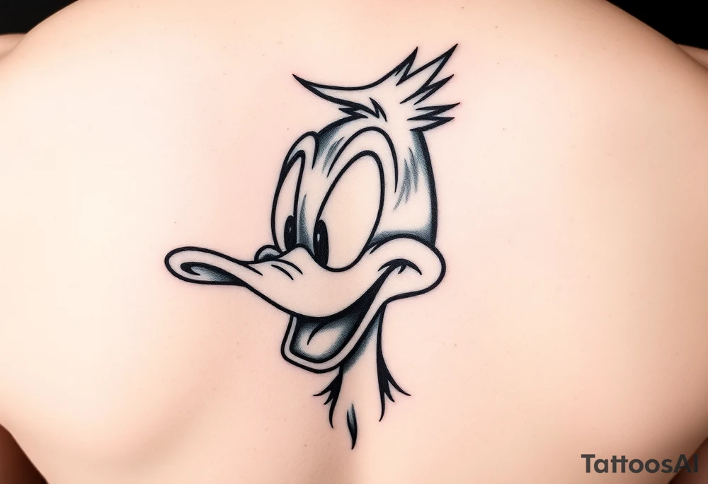 Older Daffy duck high tattoo idea