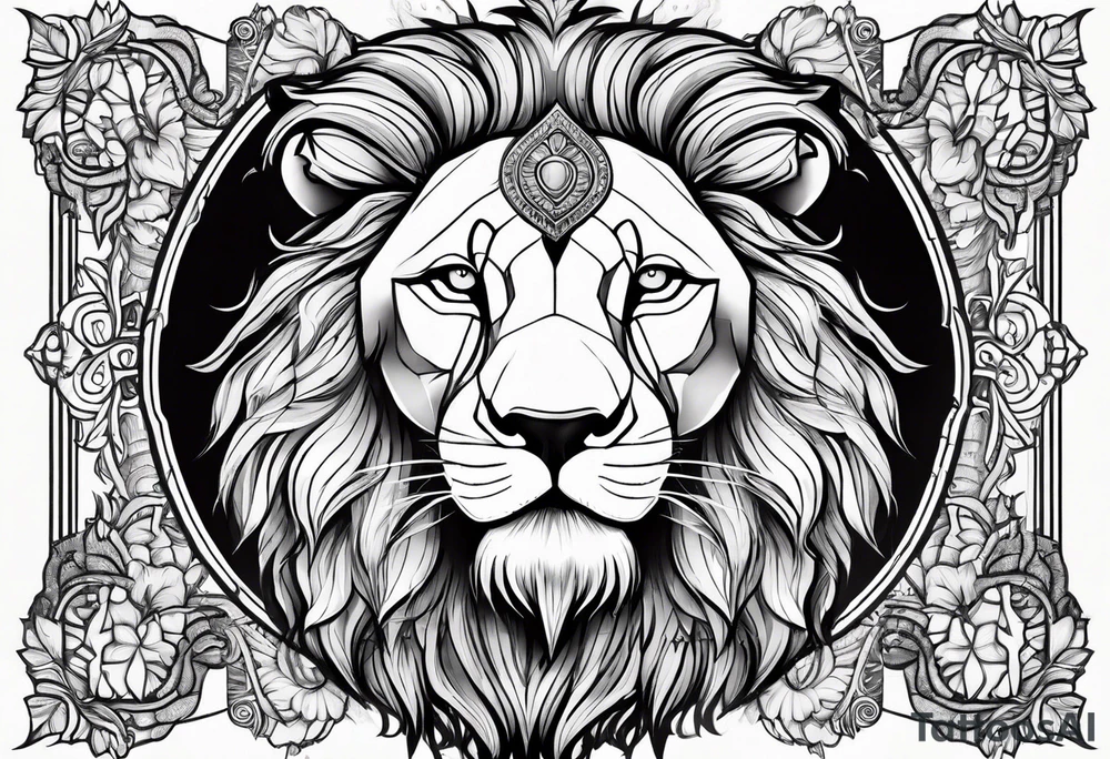 Lion from atlas tattoo idea
