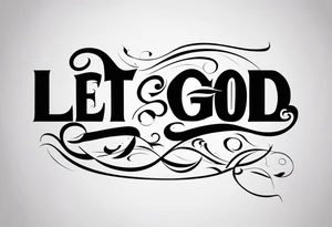 let god tattoo idea