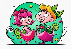 Cosmo and wanda tattoo idea