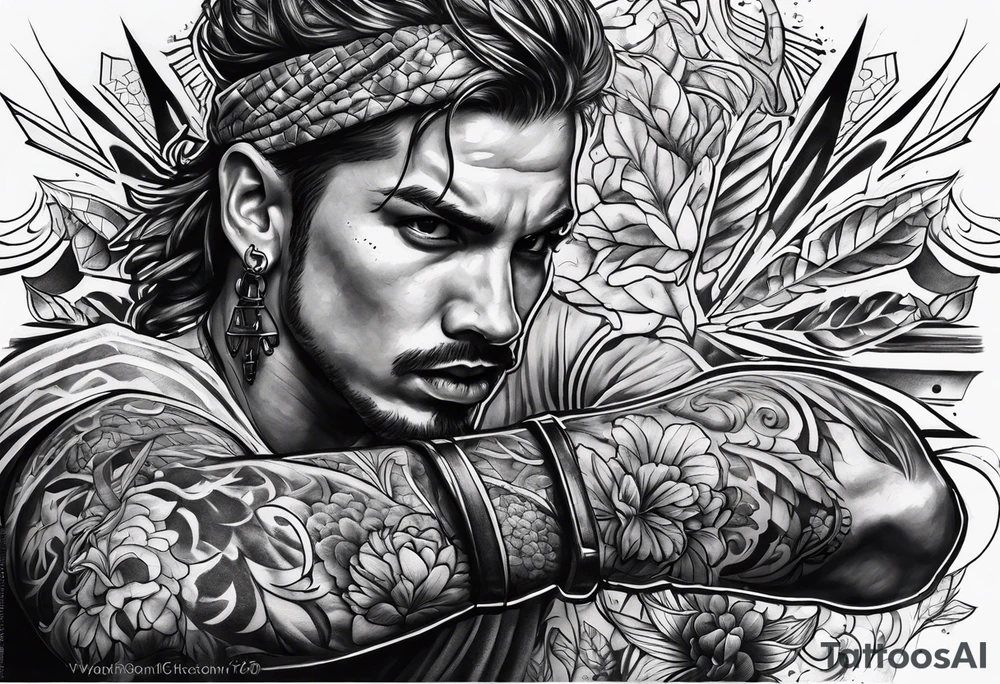Fight tattoo idea