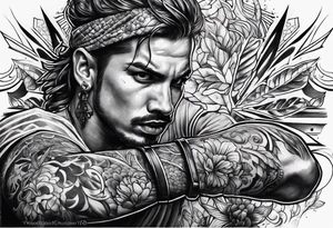 Fight tattoo idea