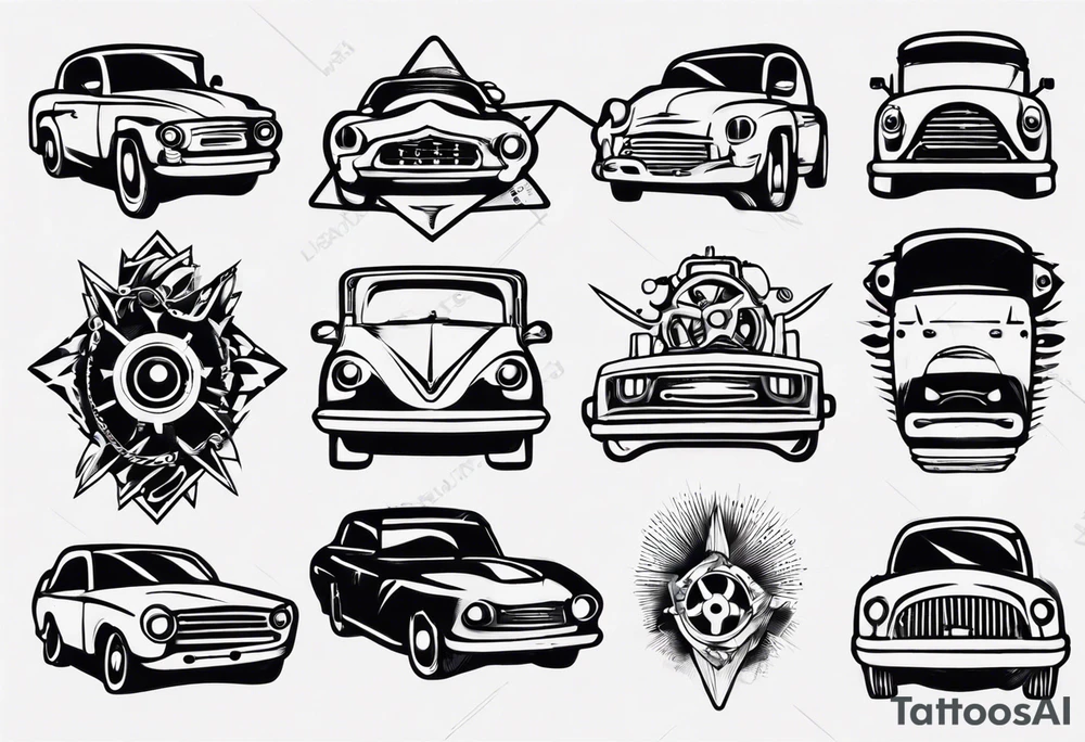 Car part tattoo idea