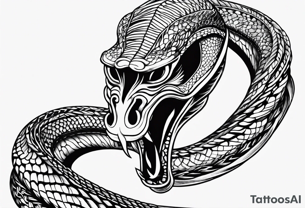 Black mamba t tattoo idea