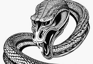 Black mamba t tattoo idea