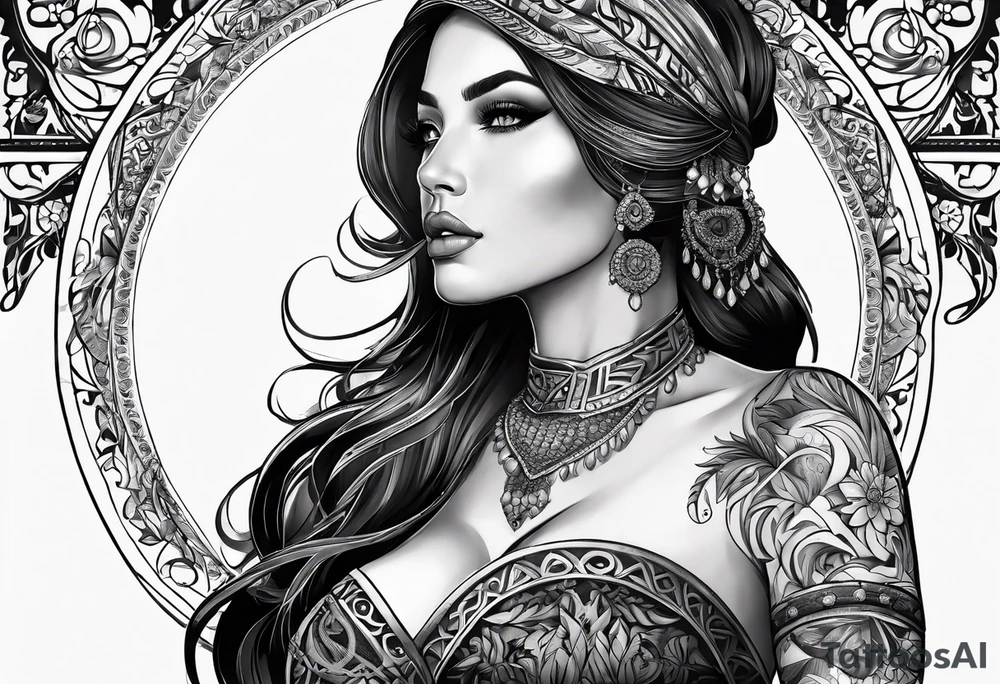 The name: Penellopy, and the name, Aghata Issis tattoo idea