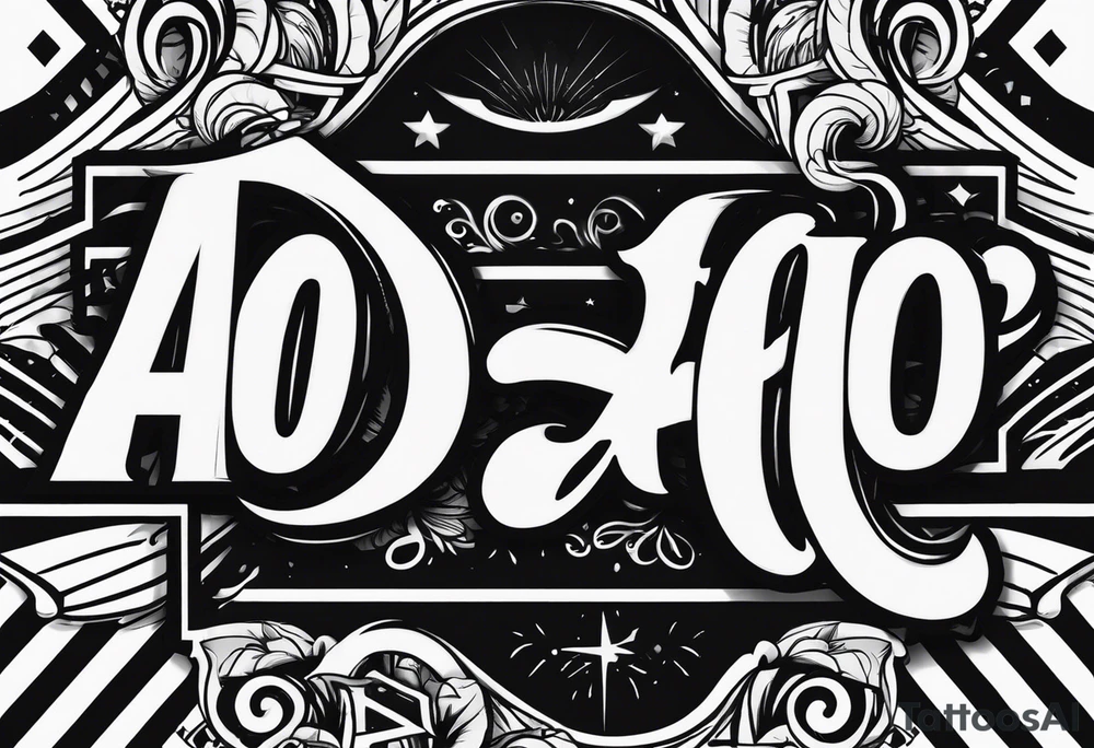 A banner that reads AO..BUSHWICK tattoo idea